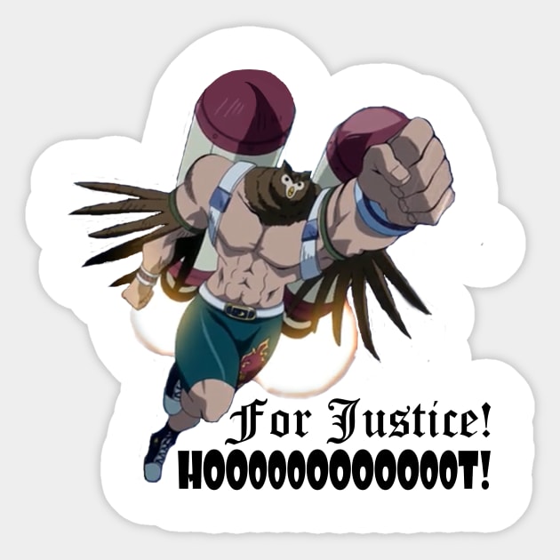 For Justice Sticker by jingacoo